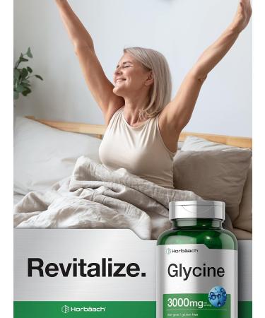Horb ach Glycine 3000mg Supplement | 100 Powder Capsules | Non-GMO Gluten Free - Buy Online on GoSupps.com