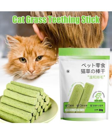 Shenrongtong Cat Grass Sticks - Dental Care & Hair Removal Snacks for Domestic Cats | 1 Piece - Buy Online on GoSupps.com