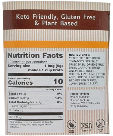 Millie's Organic Gluten-Free Vegetable Sipping Broth Tea Bags - Spicy Tortilla Flavor (2-Pack) - Buy Online on GoSupps.com