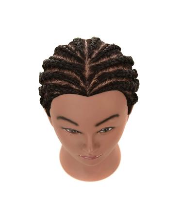 RIHANNAHAIR 100% Real Human Hair Mannequin Head with Stand - Cosmetology Practice Manikin for Braiding, Styling, Coloring, and Cutting - Buy Online on GoSupps.com