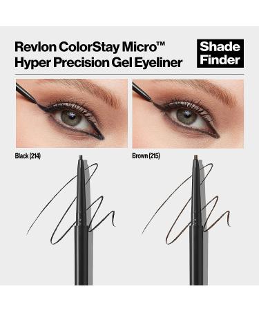 Revlon ColorStay Micro Hyper Precision Gel Eyeliner - Waterproof Longwearing Formula - 214 Black 0.01 Oz - Buy Online on GoSupps.com