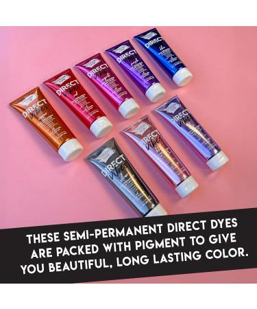 Direct Vibes Semi-Permanent Hair Color - Blush | Vibrant Long-Lasting Ammonia-Free Vegan Sulfate & Paraben-Free 8 fl oz - Buy Online on GoSupps.com