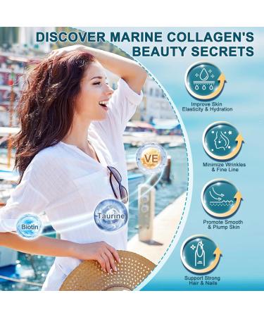 DRFOSTER Marine Collagen Peptides Powder for Joint Support, Hydrolyzed Type I & III Fish Collagen with MSM + GC, Hyaluronic Acid & Vitamin C for Skin, Hair & Nails, Wild-Caught Fish, 35 Servings - Buy Online on GoSupps.com