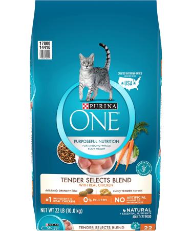 Purina ONE Tender Selects Blend Adult Dry Cat Food - High-Quality Nutrition for Cats - Buy Online on GoSupps.com