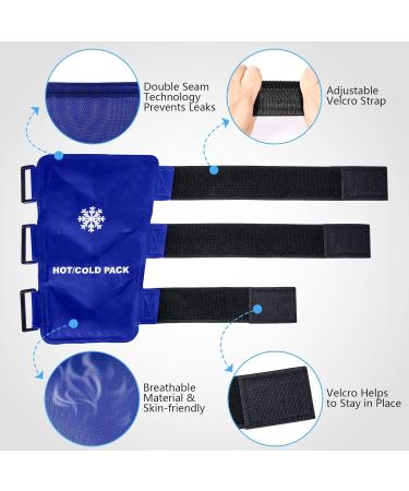Nord Freeze Shin Splint Relief - 2 Pack Ice Packs for Shin Splints and Leg Pain Relief - Buy Online on GoSupps.com