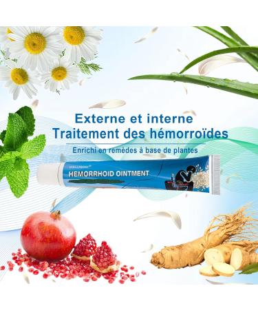 Creme Hemorroide Formule naturelle base d'hamam lis convient aux peaux sensibles (20 g) - Buy Online on GoSupps.com