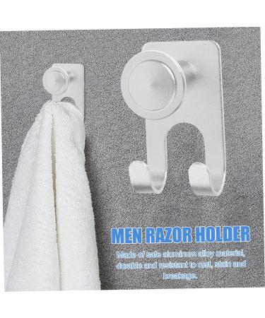 Zerodeko 6-Piece No Hook Bathing Towel Razor Holder - Bathroom Storage for Shaving Razors & Shavers - Durable Aluminum Alloy Hook - Buy Online on GoSupps.com