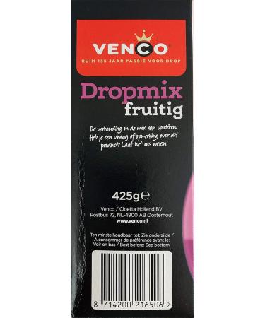Venco Dropmix Fruitig Original Dutch Licorice Candy 425G - Buy Online on GoSupps.com