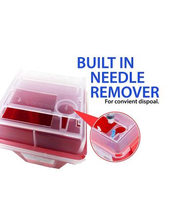 OakRidge Products 1 Quart Sharps & Biohazard Disposal Container - Buy Online on GoSupps.com