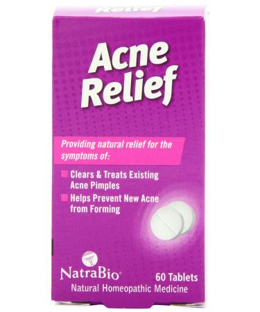 Natrabio Acne Relief Tablets, 60 Count