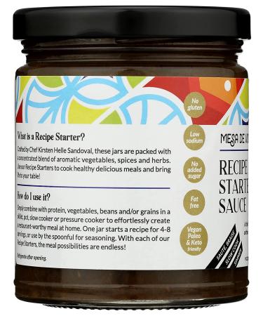 Mesa de Vida Caribbean Cooking Sauce - Healthy Global Gourmet Seasoning - Buy Online on GoSupps.com