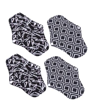 4 pieces of washable women's bandages heavy flow hygiene pillow reusable pads menstruation menstrual bonds Mama fabric underlay breastfeeding insert large flow mother