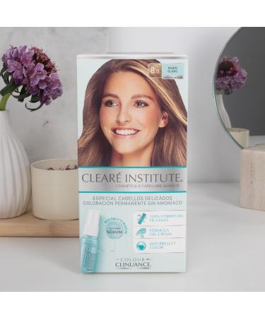 Cleare Institute Color Clinuance permanent coloration delicate hair without ammonia plus brightness intense color 100 coverage 80 Light blonde 170 ml - Buy Online on GoSupps.com