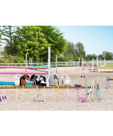 Panduro Hobby Horse Accesory | Heart decorated Martingale with Neck Strap | Accessories for Stick Horses | Black - Buy Online on GoSupps.com