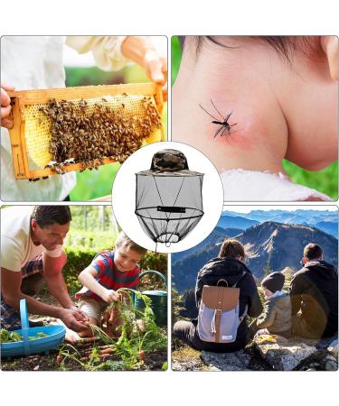 Beekeeper Mosquito Net Hat | Facial Protection Bee Veil Foldable Anti-Mosquito Solar Cap for Outdoor Hiking Camping & Gardening - Buy Online on GoSupps.com