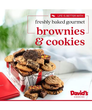 Davids Cookies Gourmet Assorted Cookies and Brownies Gift Basket - Perfect Corporate Gift for Special Occasions - Buy Online on GoSupps.com