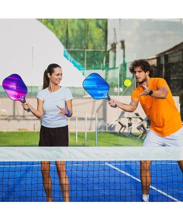 Pickleball Paddles, USAPA Approved Carbon Fiber Pickleball Paddles Set of 2 Includes 4 Pickleballs & 1 Bag, Lightweight Pickle Ball Rackets 2 Pack for Beginners - Buy Online on GoSupps.com