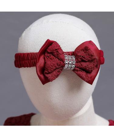 TTYAOVO Baby Princess Dress 4-5 Years | Red Wedding Pageant Baptism Christening Tutu Gown - Buy Online on GoSupps.com