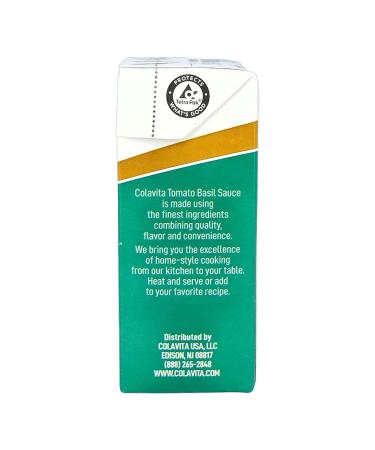 Colavita Tomato Basil Pasta Sauce Recart 13.76 Oz (Pack of 16) | Authentic Italian Recipe with Fresh Non-GMO Ingredients | Gluten-Free and Sustainable Packaging from Italy - Buy Online on GoSupps.com