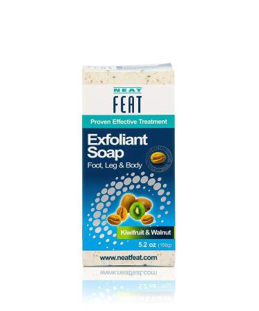 Neat Feat Kiwifruit and Walnut Foot Scrub Soap - 5.2 fl. oz. - Pack of 1 - Buy Online on GoSupps.com