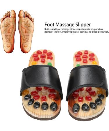 Acupressure Foot Massage Slippers - Reflexology Shoes for Pain Relief & Improved Blood Circulation | Travel Size 41-42 - Buy Online on GoSupps.com