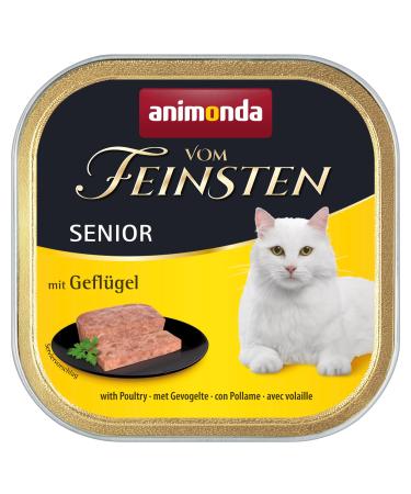 animonda Vom Feinsten Senior wet food for older cats from 7 years with poultry 32 x 100 g
