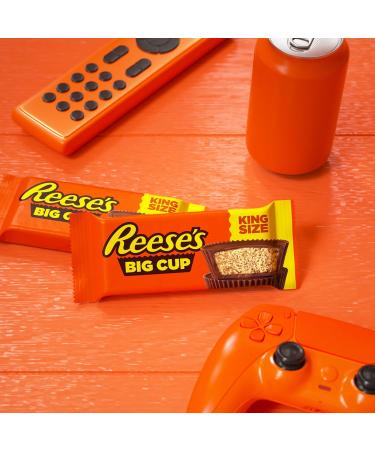 REESE'S BIG CUP Milk Chocolate Peanut Butter Cups Candy - Gluten Free - 2.8 oz King Size Pack (16 Count) - Buy Online on GoSupps.com