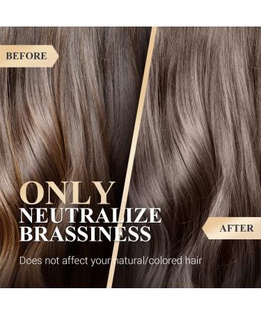 EFFILAND Purple Hair Mask - Neutralize Yellow/Orange Brassiness for Blonde, Platinum, Bleached, Silver, Gray Hair - Buy Online on GoSupps.com