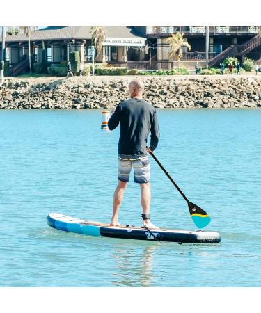 LitGreen Lightweight Stand-up Paddle Oars - 3 Section Adjustable Fiberglass SUP Paddles for Surfing - Buy Online on GoSupps.com