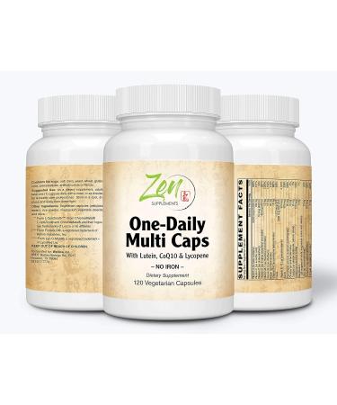 High Potency Multimineral & Daily MultiVitamin Without Iron - Lutein B6 Vitamins Super B Complex - Support Overall Well-Being with These Pure MultiVitamins - 120 VegCap Immunity Vitamins for Adults - Buy Online on GoSupps.com