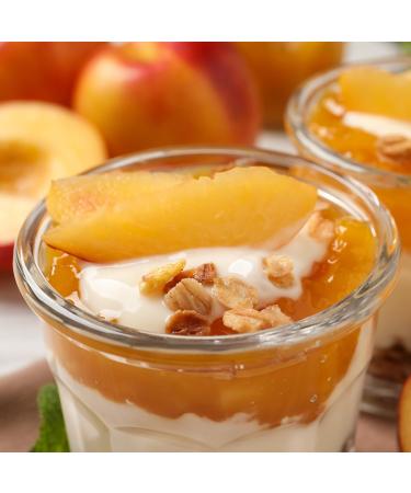 VitaVeggy Peach Puree 1kg - Pure White Peach Fruit Puree for Smoothies Juices Sauces & Sorbets - No Preservatives or Aroma - Food-United - Buy Online on GoSupps.com