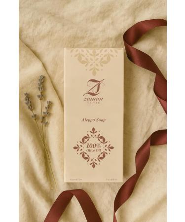  Zaman Sense Aleppo Premium Soap Set of 3 100% Olive Oil Soap with Soap Pouches Handmade and Natural Ripened Fragrance-Free Vegan Free No Additives Natural Soap for the - Buy Online on GoSupps.com