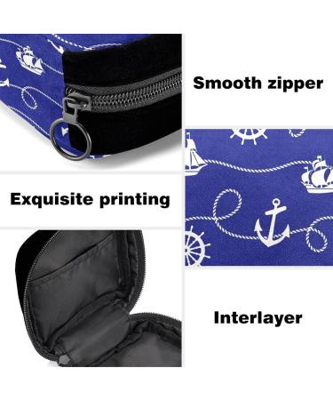 GIAPB Period Bag - Sanitary Napkin Holder & Makeup Pouch - Ship and Anchor Color5397 - Buy Online on GoSupps.com