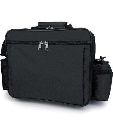 Hopkins Medical Products Home Health Shoulder Bag | Waterproof Exterior | Large Storage Compartments | Adjustable Strap | 14x11.5x8 Inches | Black - Buy Online on GoSupps.com