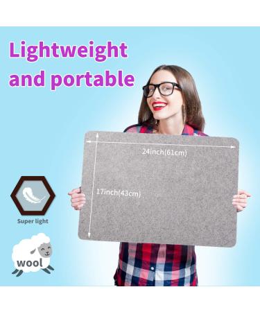 Rdutuok 24x17 Wool Pressing Mat for Quilting - Heat Retaining Ironing Pad for Sewing Projects - Buy Online on GoSupps.com