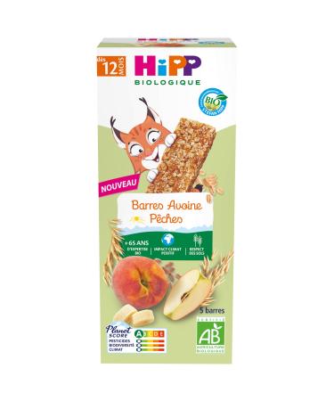 HiPP Organic - Peaches Oat Bars 100g