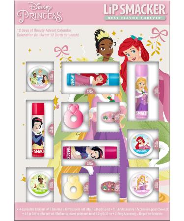 Buy Lip Smacker Disney Princess Holiday 12 pc Advent Calendar | Best Lip Balm & Makeup Set for Girls - International Shipping Available - Buy Online on GoSupps.com