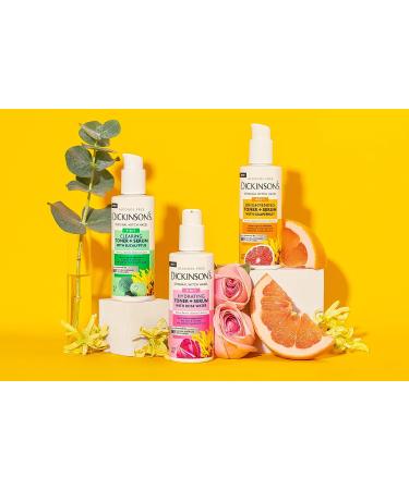Dickinson's Witch Hazel Hydrating Toner + Serum with Rose Water - Soothing Skincare Essential - Buy Online on GoSupps.com