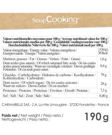 ScrapCooking 8545 Gingerman Mix for Gingerman Christmas Cookies 190 g - Kitchen & Baking - Made in France - Buy Online on GoSupps.com