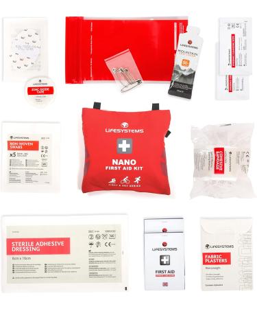 Lifesystems Light & Dry Nano First Aid Kit - CE-Compliant for Adventure Triathlon & Sports - International Shipping Available - Buy Online on GoSupps.com