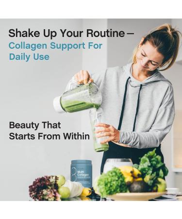 NeoCell Multi Collagen Bio-Peptides Powder | 10oz | Advanced with Hyaluronic Acid and Vitamin C | 10 Super Types of Collagen | Superior Absorption | Grassfed Protein Supplement - Buy Online on GoSupps.com