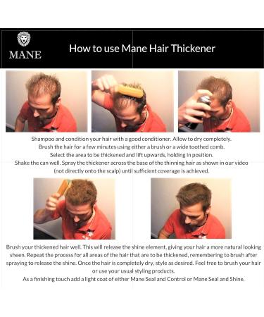  MANE Mane Thickening Shampoo for Hair and Mane - 200 ml - Jet Black - Buy Online on GoSupps.com