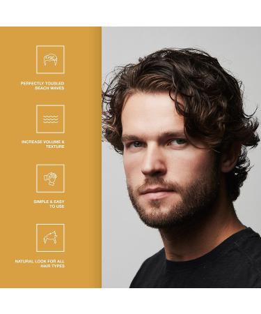 CRVFT Sea Salt Spray 6oz - Light Hold/Natural Finish - Add Volume & Texture - Men's Texturizing Surf Spray - Made in USA - Paraben & Sulfate Free - Scented - Buy Online on GoSupps.com
