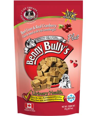 Benny Bullys 776310549156 Plus Cranberry Beef Liver Cat Treats 25g Entry