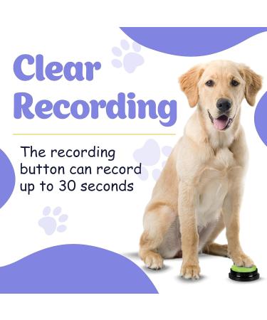 Suhsai Dog Keys - 30 Sec Voice Recording & Buzzer | 4PC Dog Communication Buttons | Clear Playback & Circuit Key Set - Buy Online on GoSupps.com