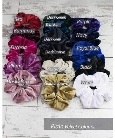 Emerald Green Velvet Hair Rubbers - Set of 2 | Stylish & Soft Hair Ties for All Hair Types - Buy Online on GoSupps.com