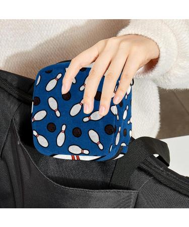 Shop Cartoon Bowling Pattern Menstrual Bags | Portable Storage for Women s Bandages & Pillows - Ideal for Girls' First Period - Buy Online on GoSupps.com