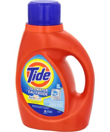 Tide Liquid He Coldwater Fresh Scent 26 Use 2X- Packaging May Vary - Buy Online on GoSupps.com