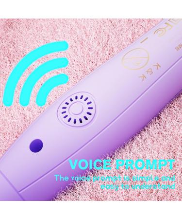 K&K 1.25 Inch Curling Iron Brush - Ceramic Tourmaline Ionic Hot Brush for Loose Curls & Volume Dual Voltage Travel Ready 350°F Heater Purple - Buy Online on GoSupps.com