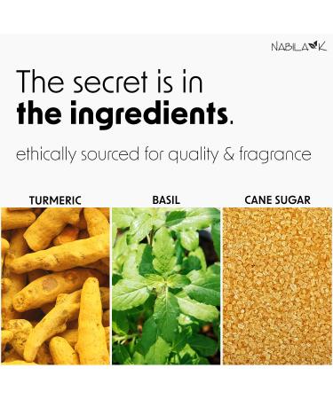 Turmeric & Basil Face Polish - Exfoliating Wash for Acne & Dry Skin - Gentle Vegan Moisturizer - 5 oz - Buy Online on GoSupps.com